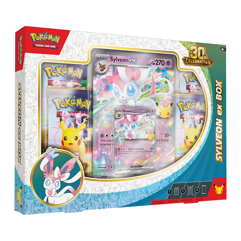 Pokémon TCG: 30th Celebration Sylveon Ex Box