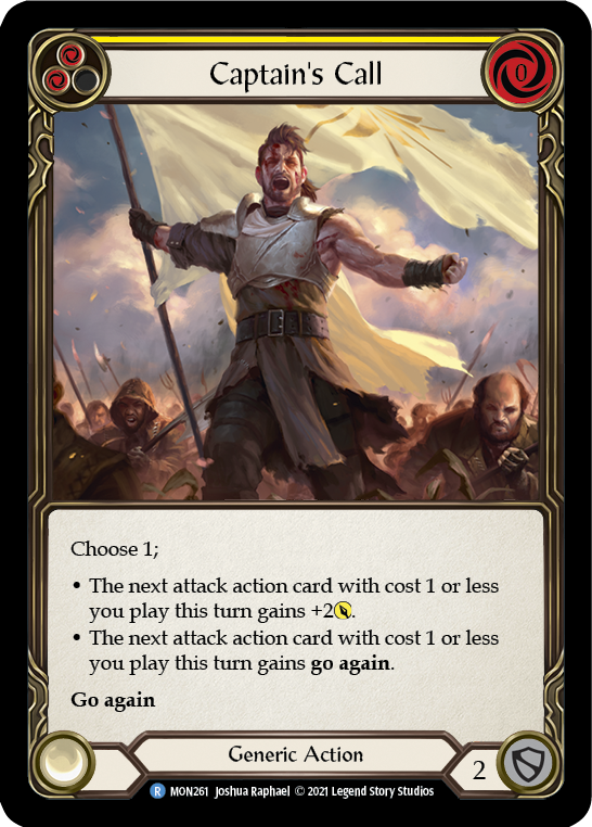 Captain's Call (Yellow) [MON261] 1st Edition Normal