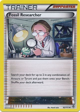 Fossil Researcher (92/111) (Cosmos Holo) [XY: Furious Fists]
