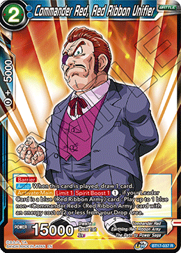 Commander Red, Red Ribbon Unifier (BT17-037) [Ultimate Squad]