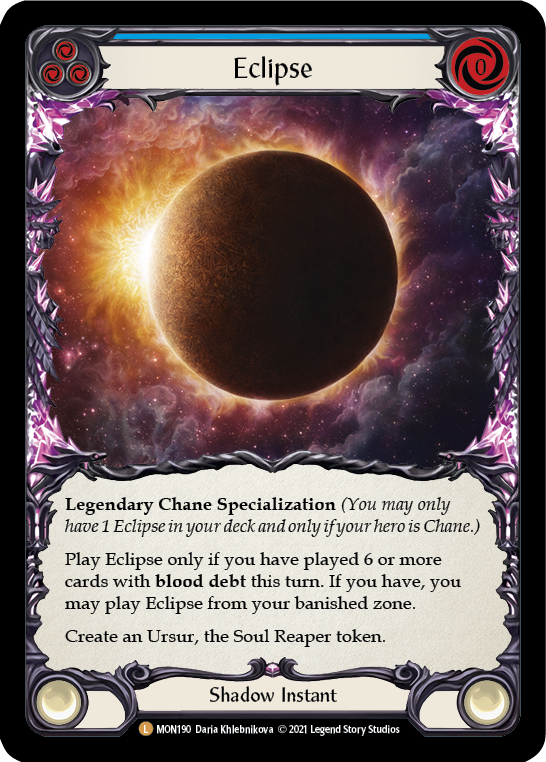 Eclipse [MON190-CF] 1st Edition Cold Foil