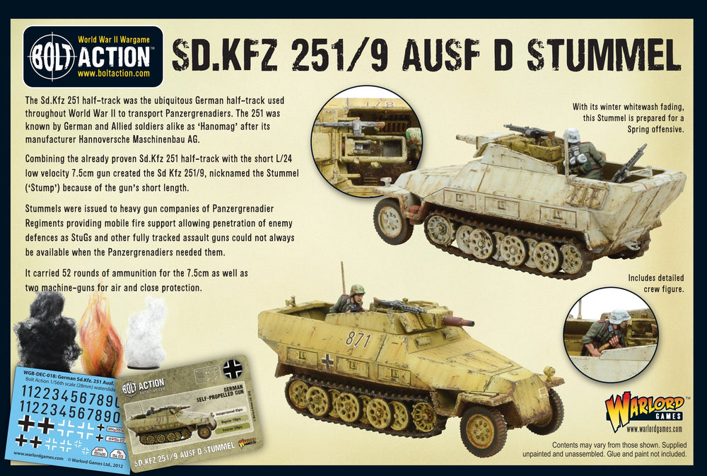 SD.KFZ 251/9 Ausf. D Stummel