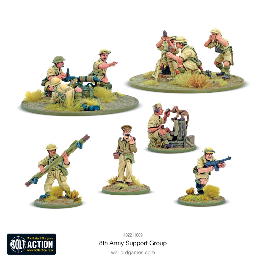 British 8th Army Support