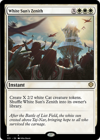 White Sun's Zenith [Starter Commander Decks]