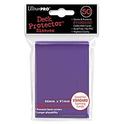 50 ultra pro deck protector Purple 66 x 91