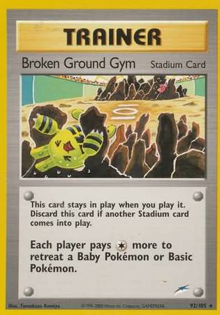 Broken Ground Gym (92/105) [Neo Destiny Unlimited]
