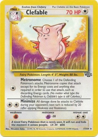 Clefable (17/64) [Jungle Unlimited]