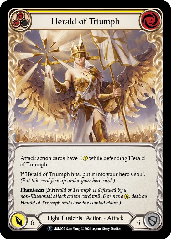 Herald of Triumph (Yellow) [U-MON009] Unlimited Normal