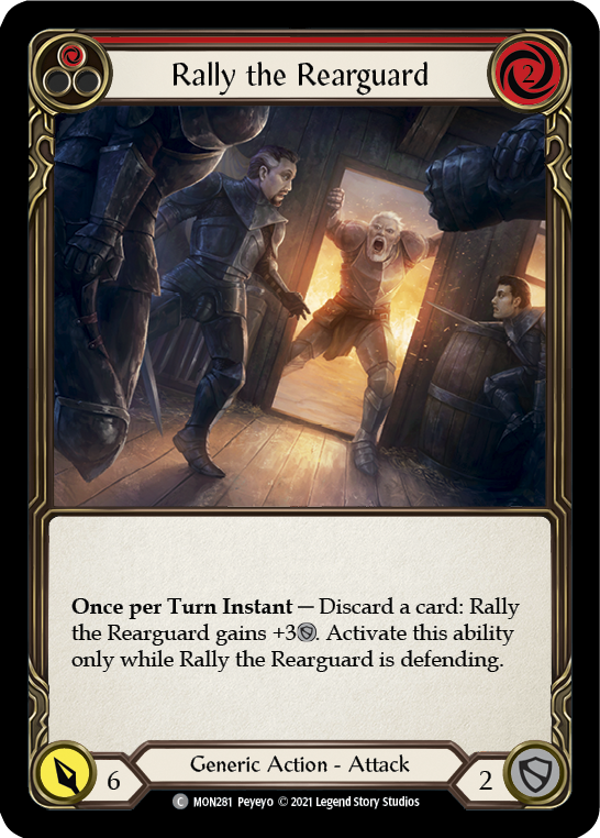 Rally the Rearguard (Red) [MON281] 1st Edition Normal