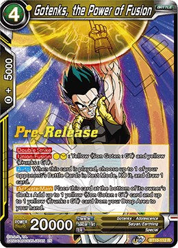 Gotenks, the Power of Fusion (BT10-112) [Rise of the Unison Warrior Prerelease Promos]