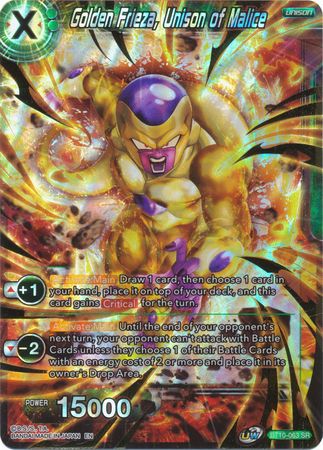 Golden Frieza, Unison of Malice (BT10-063) [Rise of the Unison Warrior 2nd Edition]