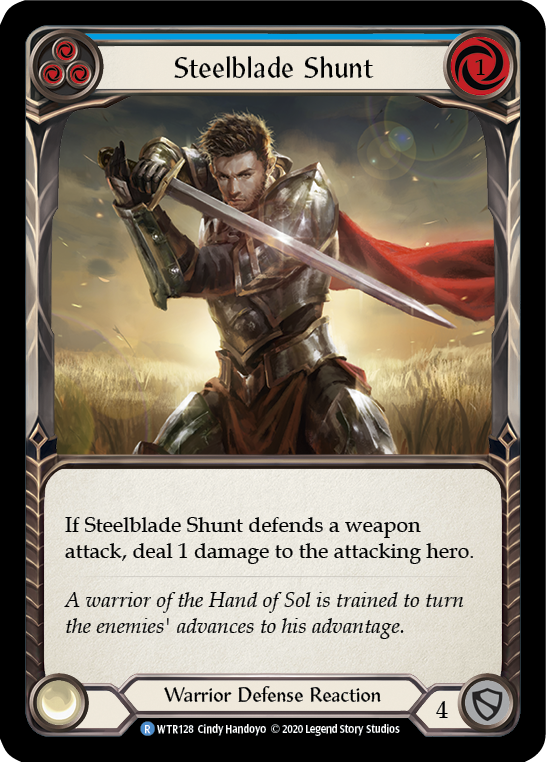 Steelblade Shunt (Blue) [U-WTR128] Unlimited Normal