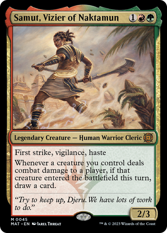 Samut, Vizier of Naktamun [March of the Machine: The Aftermath]
