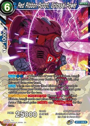 Red Ribbon Robot, Colossal Power (BT17-038) [Ultimate Squad]