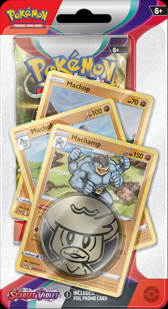 Scarlet & Violet - Single Pack Blister (Machamp, Machoke, Machop)