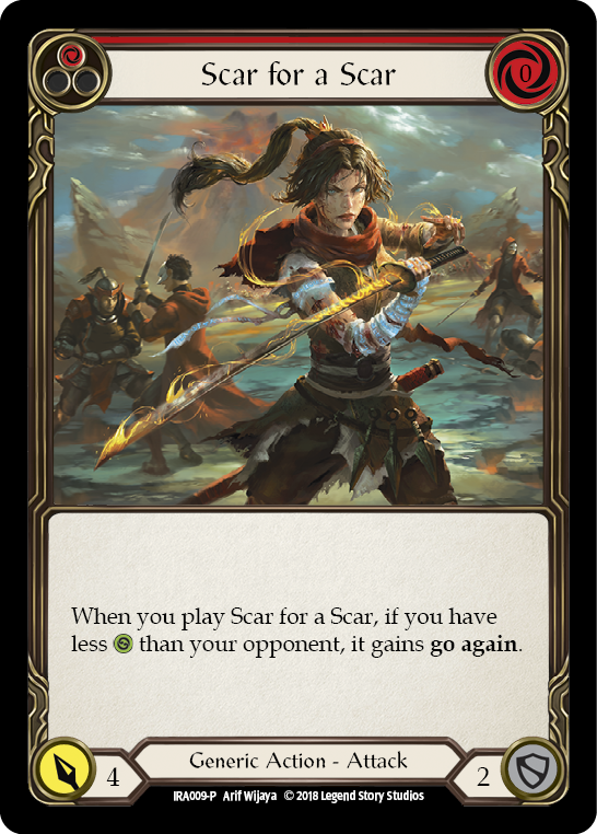 Scar for a Scar [IRA009-P] 1st Edition Normal