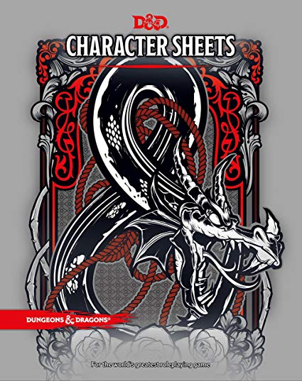 Dungeons & Dragons character sheets