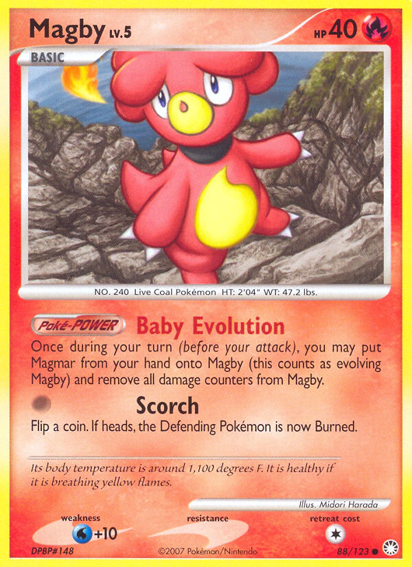 Magby (88/123) [Diamond & Pearl: Mysterious Treasures]