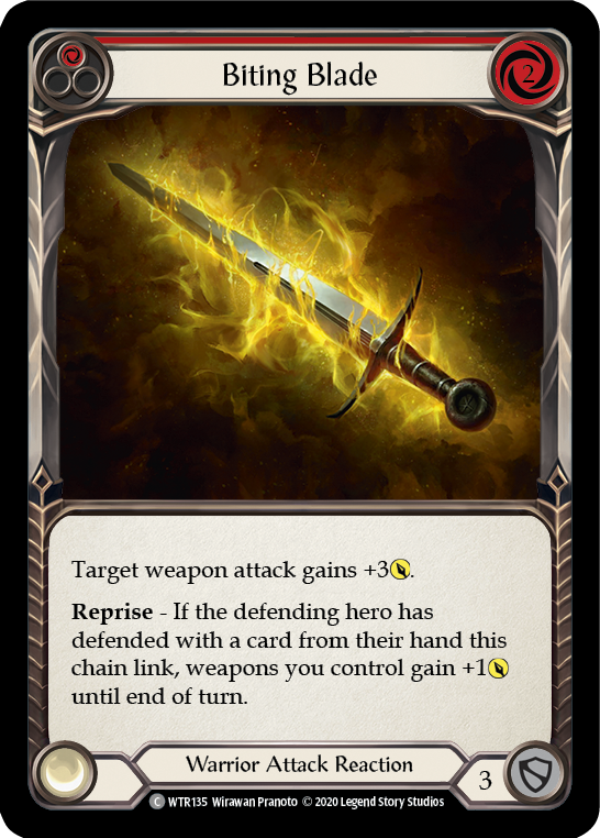 Biting Blade (Red) [U-WTR135] Unlimited Normal