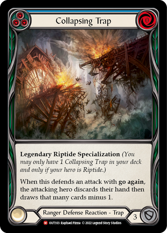 Collapsing Trap [OUT103] (Outsiders)  Rainbow Foil