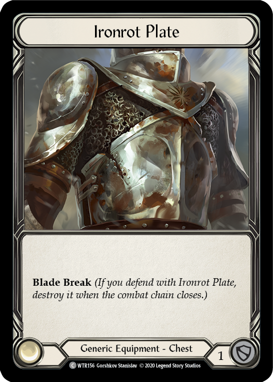 Ironrot Plate [U-WTR156] Unlimited Rainbow Foil