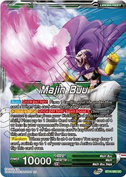 Majin Buu // Majin Buu, Unadulterated Might (BT14-062) [Cross Spirits]