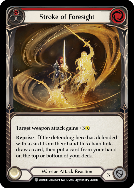 Stroke of Foresight (Red) [U-WTR138] Unlimited Normal