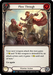 Plow Through (Red) [MON113-RF] 1st Edition Rainbow Foil