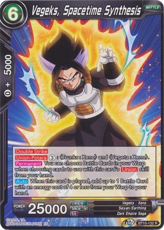 Vegeks, Spacetime Synthesis (BT10-132) [Rise of the Unison Warrior 2nd Edition]