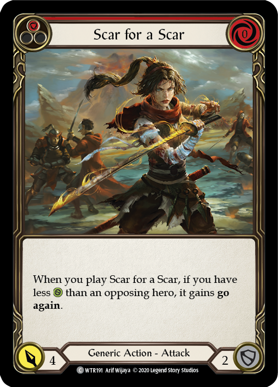 Scar for a Scar (Red) [U-WTR191] Unlimited Normal