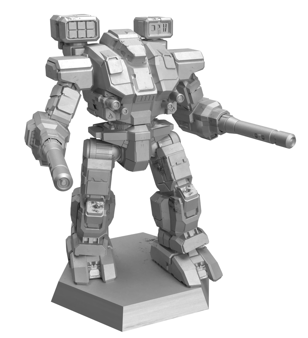 Metal Warhammer Statue