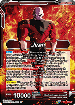 Jiren // Jiren, Blind Destruction (BT14-002) [Cross Spirits]