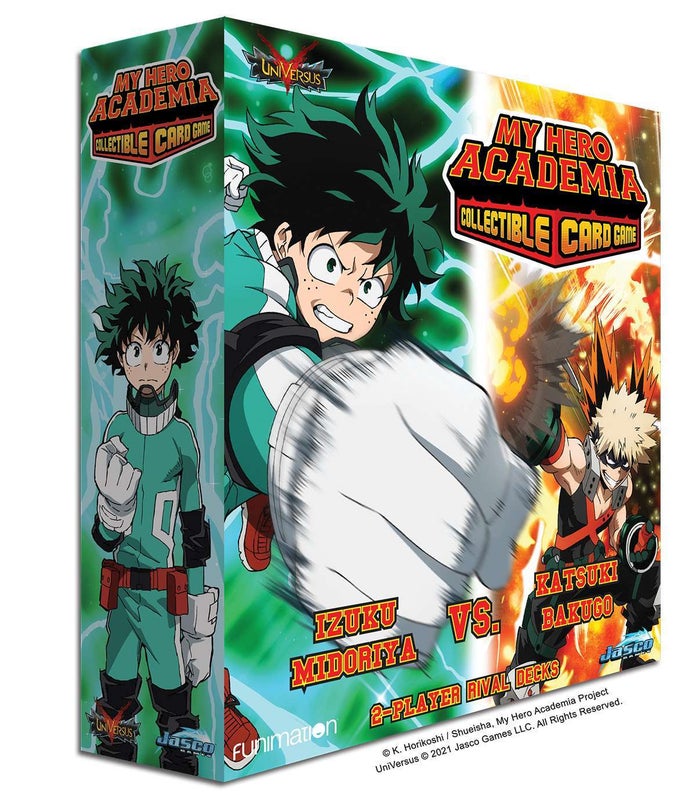 My Hero Academia CCG- Izuku Midoriya vs. Katsuki Bakugo 2-Play Rival Decks