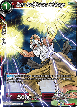 Master Roshi, Universe 7 Challenger (BT14-011) [Cross Spirits]