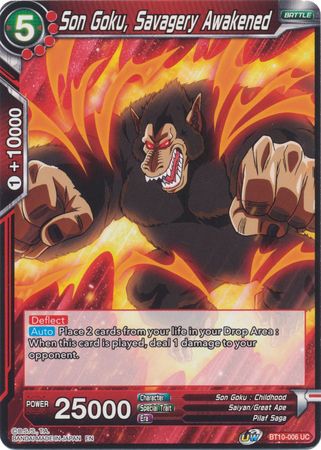 Son Goku, Savagery Awakened (BT10-006) [Rise of the Unison Warrior 2nd Edition]