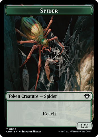 Spirit (0039) // Spider Double-Sided Token [Commander Masters Tokens]