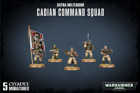 ASTRA MILITARUM CADIAN COMMAND SQUAD