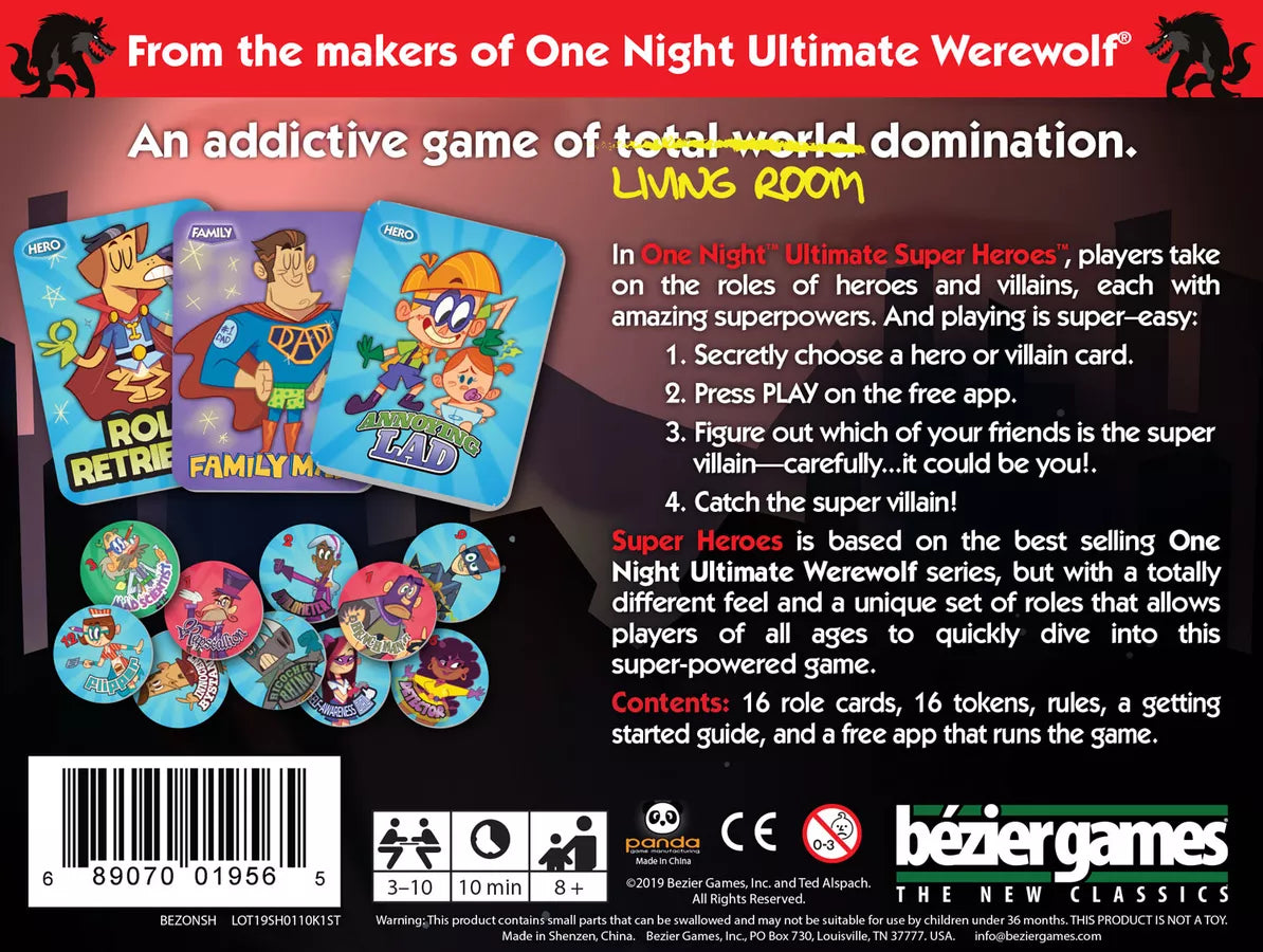 One Night Ultimate SuperHeroes