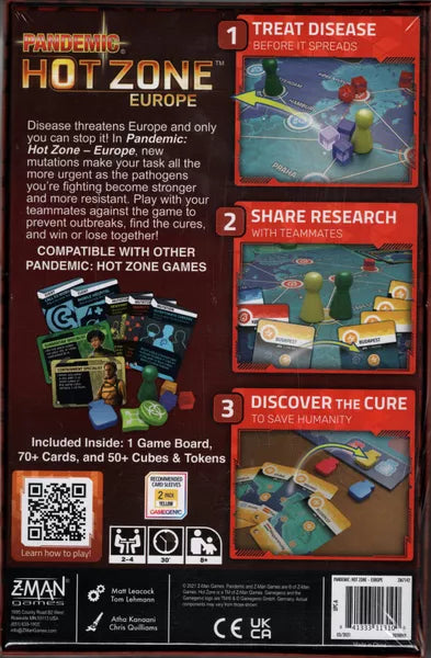 Pandemic Hot Zone Europe