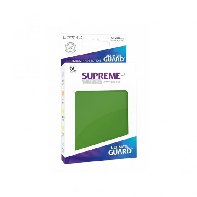 Ultimate Guard Supreme UX Sleeves Japanese Size green (60)